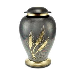 Urna Funeraria con Diseño de Mariposas Voladoras, Forma de Domo, Urnas para Adultos, Precio de Fábrica, Acabado Negro Mate - Product Image 3