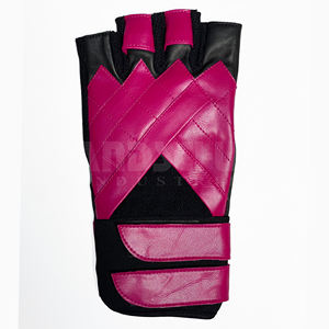 Gants de musculation respirants de qualité supérieure, durables, en PU, à demi-doigts, avec sangle de poignet réglable, pour la salle de sport et les sports - Product Image 4