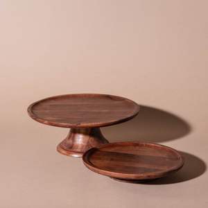 Encantador soporte de madera para pasteles, diseñado para exhibir postres dulces, decoración para fiestas. - Product Image 2