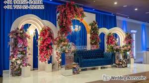Arco de Madera Blanco Premium para Bodas, Escenario para Recepción de Bodas Musulmanas, Decoración de Fondo para Nikah, Elegante Decoración para Walima - Product Image 2