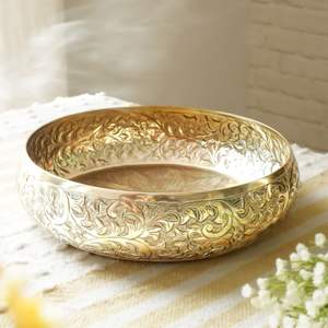 Wholesale <b>Bowl</b> Pearl Coated Handmade Decorative Brass <b>Sugar</b> Chocolate Serving Dish Gift For Lovers - Product Image 4