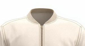 Blouson bomber beige pour homme, col montant, fermeture éclair, vêtement d'automne décontracté - Product Image 2