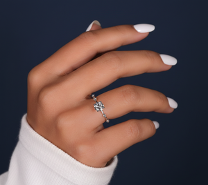 Anillo de Compromiso con Diamante Cultivado en Laboratorio de 1.13CT, Corte Redondo, VVS2, Certificado IGI, Oro Rosa, Joyería Personalizada al por Mayor - Product Image 6