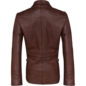 Manteau long en cuir véritable pour femme, veste d'hiver de luxe sur mesure, design personnalisé haut de gamme, nouvelle édition - Product Image 3