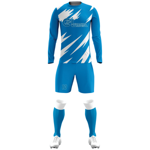 <b>Elite</b> Performance Customized Heat-Transfer Printed Breathable Lightweight Soccer Uniform Set Moisture Wicking 100% Polyester - Product Image 1
