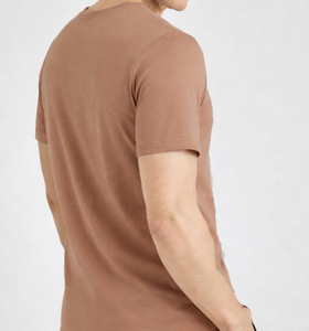 เสื้อยืดคอตตอนพรีเมียมผู้ชาย ทรงปกติ เนื้อผ้านุ่ม ระบายอากาศดี คอกลม สวมใส่สบาย เหมาะสำหรับฤดูร้อน ใส่ได้ทุกวัน สไตล์สตรีทแวร์ สำหรับขายปลีก - Product Image 4
