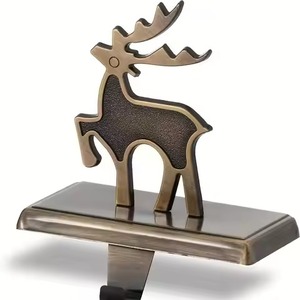 Heavy Duty Metal <b>Stocking</b> <b>Holder</b> <b>Christmas</b> Decor Accessory for Festive Interiors - Product Image 6