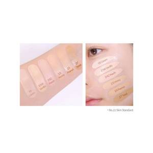 Apple Dewy Fit Cushion 19 Cream Vegan Semi-Glow Foundation Kit de recharge avec SPF 50 + PA ++++ Protection UV Fabriqué en Corée - Product Image 2