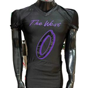 Jersey de fútbol americano bordado de talla grande, pantalones de sublimación elásticos transpirables, hechas en Pakistán fotos reales, productos decentes - Product Image 1