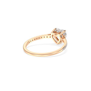 Bague solitaire REYES en or massif 14 carats avec diamant de laboratoire HPHT CVD, certifiée IGI, cadeau de fiançailles ou de mariage - Product Image 5