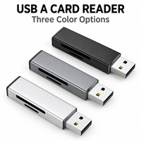 Çift Arabirimli Tip C USB a SD TF Hafıza Kartı Okuyucu Alüminyum Alaşımlı OTG Adaptörü Telefon Tablet Dizüstü Bilgisayar Fotoğraf Aktarımı için