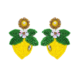 Joyería Artesanal Personalizada con Cuentas de Frutas (Limón/Naranja/Sandía/Fresa) para Uso Casual de Verano - Product Image 6