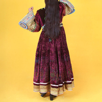 Meilleures robes de style afghan pour femmes en gros, mode décontractée, design simple brodé, robe tribale afghane, design unique