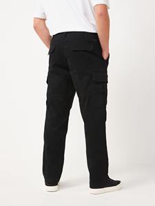 Pantalones cargo de estilo urbano diseñados con tela de alta calidad, cintura elástica, bolsillos laterales con solapa y corte holgado para un look urbano. - Product Image 2