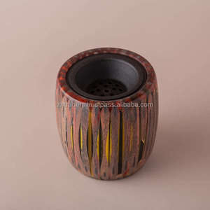 Brûleur Bukhoor en bois d'acacia en résine époxy de créateur exclusif Porte-oud unique fabriqué à la main pour le Ramadan Eid et l'utilisation quotidienne de parfums - Product Image 2