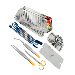 Kit Profesional de Herramientas Dentales para Rellenos de Composite, Tijeras y Pinzas con Mango TC Dorado, Esterilización Autoclavable, Set en Caja, Pakistán - Product Image 3
