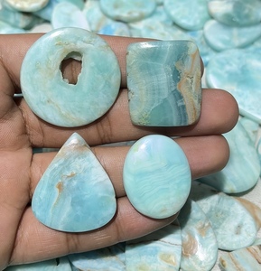 Aragonita Azul, Gema Suelta, Cabujón Druzy Natural, Precio al por Mayor, Cristal para Reiki, Sanación y Meditación, para la Fabricación de Joyas - Product Image 1