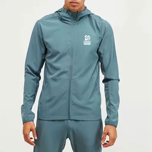 ชุดเซ็ตเสื้อแจ็คเก็ตมีฮู้ดกันลมแบบสวมใส่สบายและกางเกงขายาวทรงสปอร์ตแฟชั่นใหม่คุณภาพสูงสำหรับผู้ชาย - Product Image 2