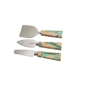 Classic Style 18/8 Stainless Steel Cheese <b>Knife</b> Set Resin and Wood Handle Manufacturer and Exporter Wedding Party Cheese <b>Knife</b> - Product Image 1