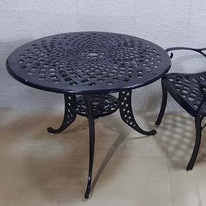 Conjunto de Muebles de Jardín Modernos de Metal con Estructura de Aluminio, Muebles de Patio para Exteriores con 3 Años de Garantía, Asientos para Parques, Patios y Villas en India - Product Image 6