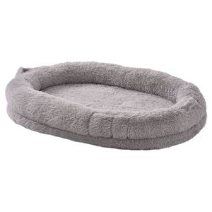 Lit pour chien XL imprimé, 72" x 48" x 10", mousse orthopédique, housse en velours PV lavable - Product Image 1