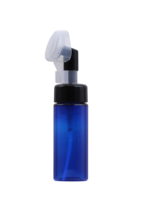 Botella Cilíndrica de PET Azul Iconicc con Pulverizador para Crema Facial, Cuidado Personal, Hecho en Gujarat - Product Image 1