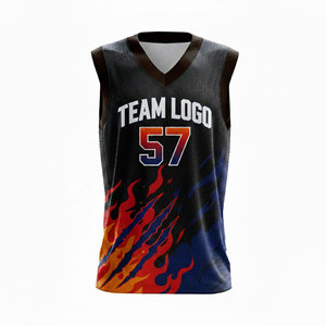 Maillot de basketball personnalisé pour homme - Impression numérique, protection UV, séchage rapide, 100 % polyester, taille élastique, manches courtes, OEM - Product Image 1