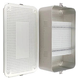 Bandeja Esterilizadora Manual de Acero Inoxidable Alemán de Alta Calidad, Caja de Esterilización Pentax para Uso Hospitalario, Certificación CE - Product Image 3