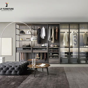 Ensemble de chambre à coucher en bois massif multifonctionnel haut de gamme de JY usine vietnamienne taille personnalisée avec armoire pour hôtels et villas - Product Image 5