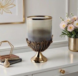 เทียนหอมในโถโลหะทันสมัยพร้อมฝาปิด สำหรับตกแต่งบ้านในช่วงเทศกาลและใช้สำหรับอโรมาเธอราพี - Product Image 5