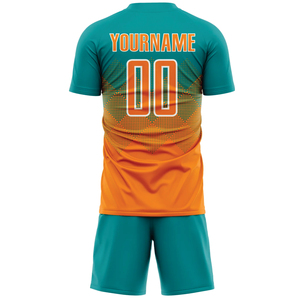 ชุดฟุตบอลทีมกีฬา ชุดแข่งฟุตบอล ควบคุมความชื้น ผลิตตามสั่ง จำนวนมาก - Product Image 6