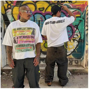 เสื้อยืดคุณภาพสูงสำหรับทุกเพศ ผลิตจากผ้าฝ้ายพรีเมียม น้ำหนักเบา สวมใส่สบาย แขนสั้น สไตล์ลำลอง สตรีทแวร์ รับทำแบรนด์ตามสั่ง - Product Image 5