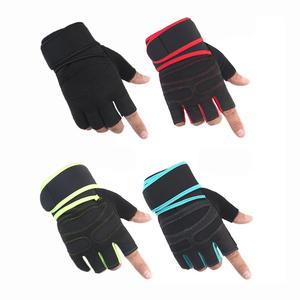 Guantes de Ejercicio para Levantamiento de Pesas con Logotipo Personalizado a Precio de Mayoreo, Guantes Transpirables de Medio Dedo Acolchados, Equipo de Protección para Gimnasio - Product Image 1