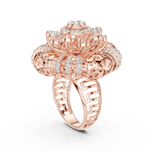 Anillo de compromiso de plata de ley 925 con moissanita de corte redondo al por mayor, proveedor de fábrica de joyería - Product Image 2
