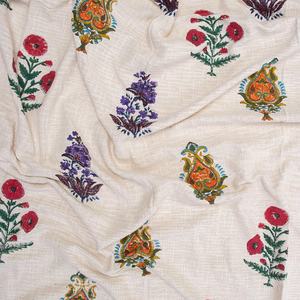 Luxury Cotton Handmade Printed <b>Sofa</b> <b>Throw</b> Blanket Cozy Organic Printed <b>Sofa</b> <b>Cover</b> Decorative <b>Throw</b> - Product Image 4