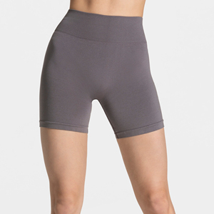 Shorts Deportivos Casuales de Verano para Mujer con Logotipo Personalizado al por Mayor, Shorts de Compresión de Cintura Alta, Shorts Casuales de Color Sólido - Product Image 1