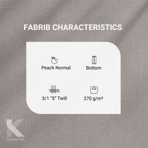 Cotton Spandex Stretch Twill Fabric 270 GSM 3/1 S Twill <b>Women</b> Trouser <b>Smart</b> Casual Apparel Textile OEM ODM Supplier - Product Image 3