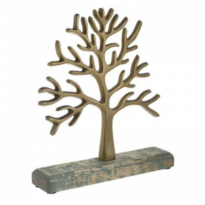 Elegant Silver <b>Tree</b> of Life Sculpture Modern Aluminum Metal Ornament on <b>Marble</b> Base for Living Room & Luxury Home Decor - Product Image 4