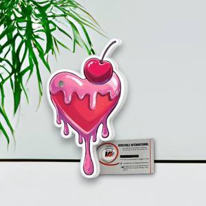 Nouvel Arrivage : Tuiles Magnétiques en Acrylique Réutilisables et Écologiques, Personnalisables, Motif Cœur Cerise, Fleur et Ovale, pour Extensions de Cils et Beauté - Product Image 3