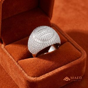 925 Sterling Silver Moissanite Cluster <b>Ring</b> Men Iced Hip Hop Baguette Engagement Wedding Anniversary Statement <b>Ring</b> Luxury San - Product Image 5