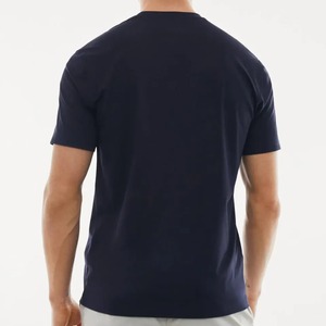 เสื้อยืดโอเวอร์ไซส์แขนสั้นผ้าคอตตอนเนื้อหนัก 100% สำหรับผู้ชาย แบบเรียบ ไม่มีลาย  รับออกแบบโลโก้ แห้งเร็ว - Product Image 2