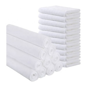 Serviettes de golf et de cuisine brodées 100% en coton biologique Couleurs naturelles Décoration intérieure en lin épais de haute qualité-Certifié GOTS - Product Image 5