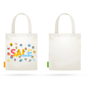 Wholesale Top Grade Recycled Cotton Tote <b>Bags</b> with Customized Printing Long Handle & Multi-Purpose Use - Product Image 5
