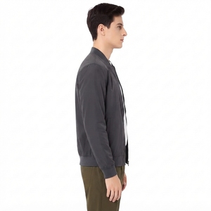Nouvelle Veste Teddy Homme Personnalisée en Cuir PU de Haute Qualité, Collection Printemps Décontractée, Vente en Gros Directe Usine, ODM, Logo Privé - Product Image 2