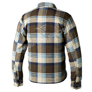 Camisa de Franela 100% Lana para Motociclismo, Protección para Adultos con Certificación CE, Transpirable, Forrada con Aramida para Protección en Verano - Product Image 2