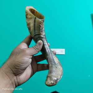 Cuerno de carnero natural tradicional para beber, hecho a mano al estilo vikingo, a precio económico. - Product Image 1