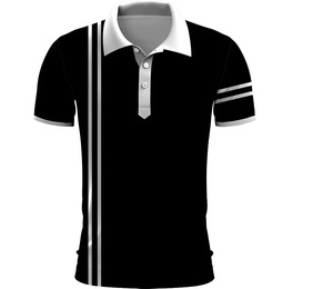 Camiseta de Golf Personalizada con Patrón Sólido, Tela de Lona de Alta Calidad para Hombre, Logotipo Bordado, Secado Rápido y Transpirable - Product Image 4
