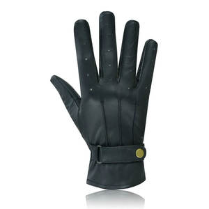 Nuevos Guantes de Cuero Casuales Vintage para Mujer, Cálidos para Invierno, Negros, Personalizables, Largos, Transpirables, de Cuero Genuino - Product Image 3