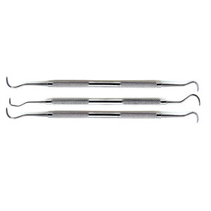 New High Quality Stainless Steel Periodontics Manual Dental Scaler Instrument Set Hospital Use Class I Grip Surgical - Product Image 2