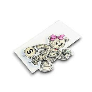 Professional Pink Bow Teddy Bear Diamond Heart Shape Flower Lash Plate Private <b>Label</b> Eyelash Extension Eco-Friendly Acrylic - Product Image 5